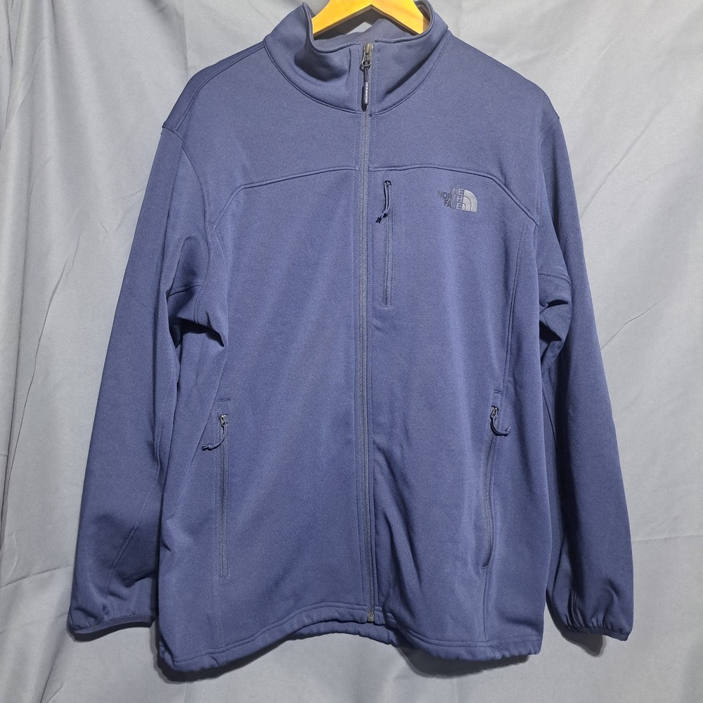 The North Face Mens XL‎ Navy Blue 1/4 Zip Pullover Poly Blend